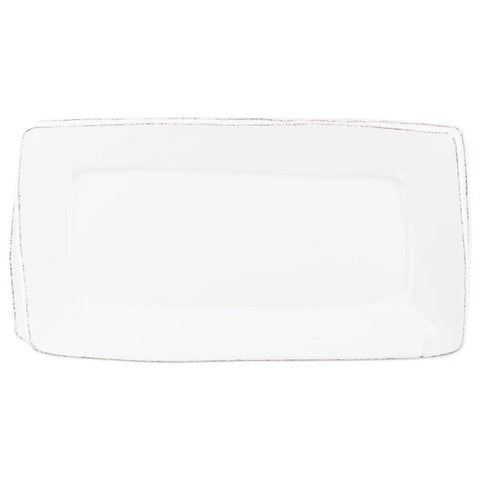 Vietri Lastra White Rectangular Platter