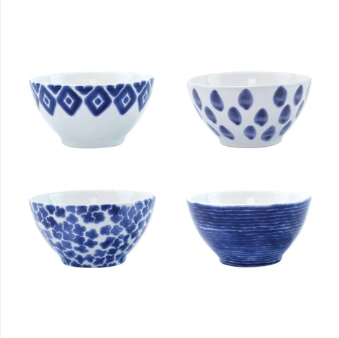 Vietri Santorini Assorted Cereal Bowls - Set of 4