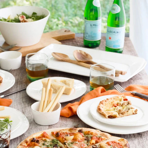 Vietri Lastra White Rectangular Platter