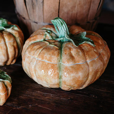 Vietri Pumpkins Figural Tureen