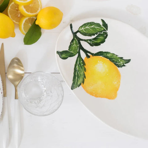 Vietri Limoni Small Oval Platter