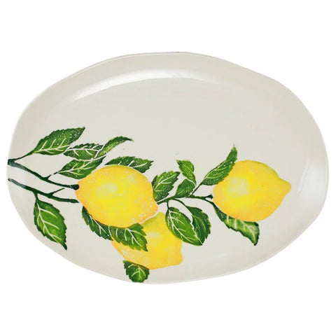 Vietri Limoni Medium Oval Platter