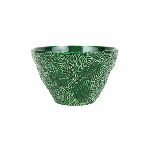 NEW Vietri Lastra Holiday Green Figural Small Deep Bowl