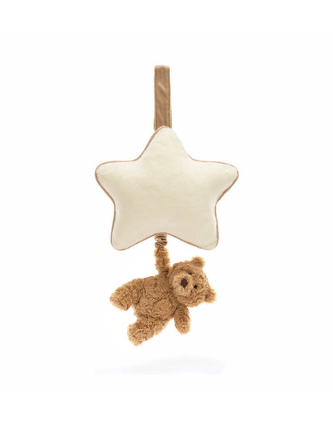JELLYCAT BARTHOLOMEW BEAR MUSICAL PULL