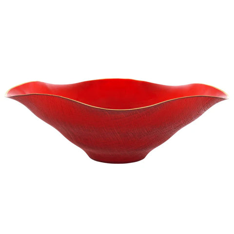 NEW Vietri Holiday Glass Centerpiece