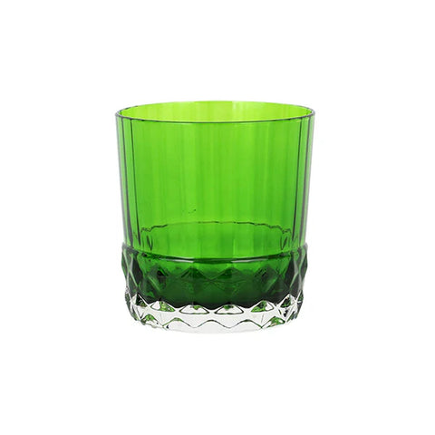 Vietri Deco Dark Green Short Tumbler