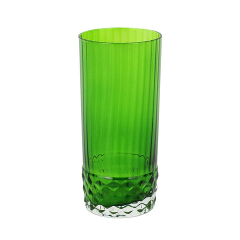 Vietri Deco Dark Green Tall Tumbler