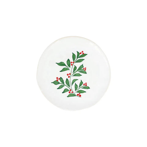 NEW Vietri Aria Holiday Cocktail Plate