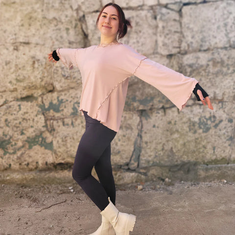 Angelrox Truly Bell Sleeve Top Ballet