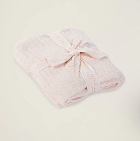 Barefoot Dreams CozyChic Lite® Ribbed Baby Blanket Pink