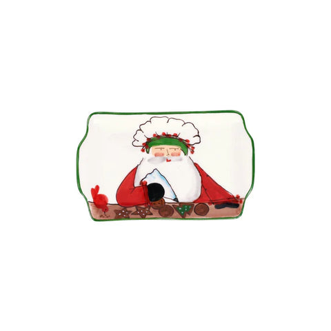 NEW Vietri Old St. Nick 2025 Limited Edition Rectangular Plate