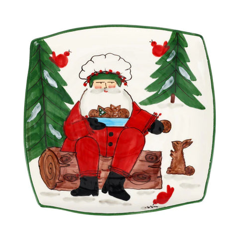 NEW Vietri Old St. Nick 2025 Limited Edition Square Platter