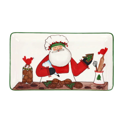 NEW Vietri Old St. Nick 2025 Limited Edition Rectangular Platter