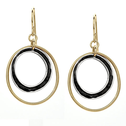 J + I Grooved Harmony Earrings