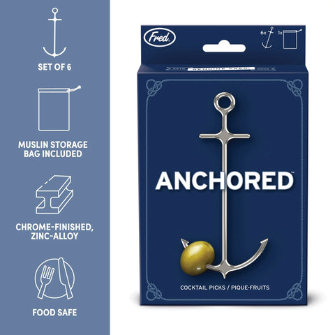 Fred Anchored Cocktail Picks