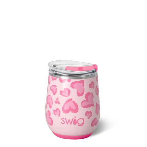 Swig Wild At Heart Stemless Wine 12 oz
