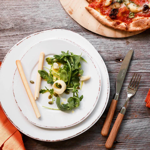 Vietri Melamine Lastra White Salad Plate
