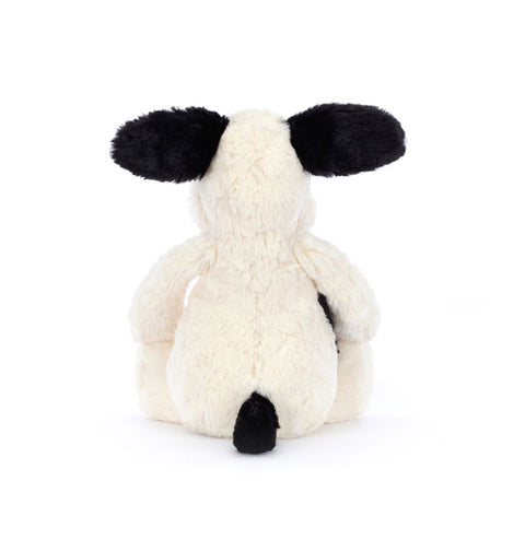JELLYCAT BASHFUL BLACK & CREAM PUPPY