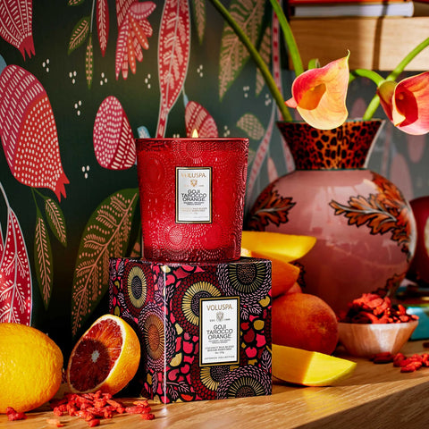 Voluspa Goji Tarocco Orange 9oz Classic Candle