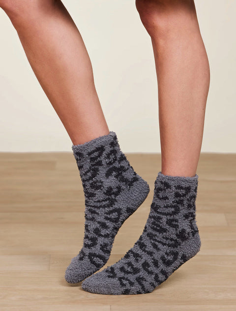 Barefoot Dreams CozyChic® Women's Barefoot In The Wild® Socks - Graphite/Carbon