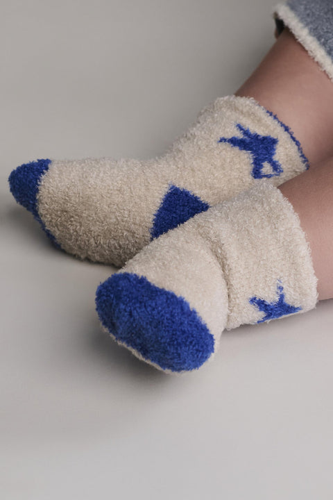 Barefoot Dreams CozyChic Lite® Cosmo Sock Set - Cobalt/Multi