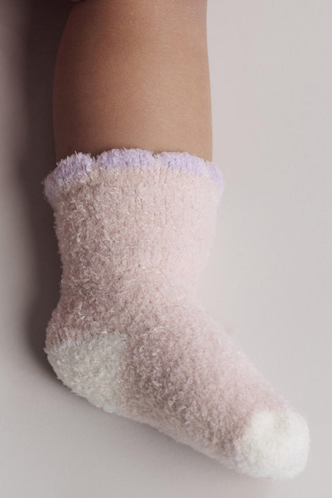 Barefoot Dreams CozyChic Lite® Cosmo Sock Set - Dusty Rose/Multi