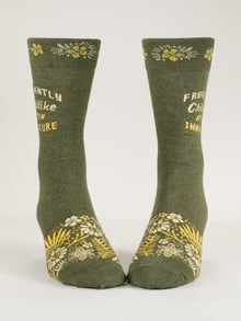 Blue Q Frequently Childlike Often Immature Men’s Crew Socks