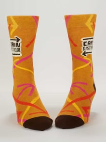 Blue Q Captain Distraction Men’s Crew Socks