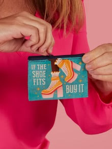 Blue Q If The Shoe Fits, Buy It Coin Purse