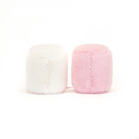 JELLYCAT AMUSEABLE PINK AND WHITE MARSHMALLOWS