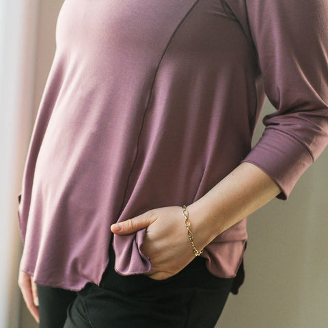 Angelrox Homerun Baseball Tee Thistle 