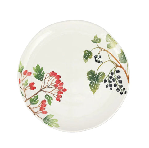 Vietri Foresta Primavera Mixed Berries Round Platter