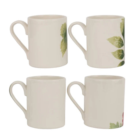 Vietri Foresta Primavera Assorted Mugs - Set of 4