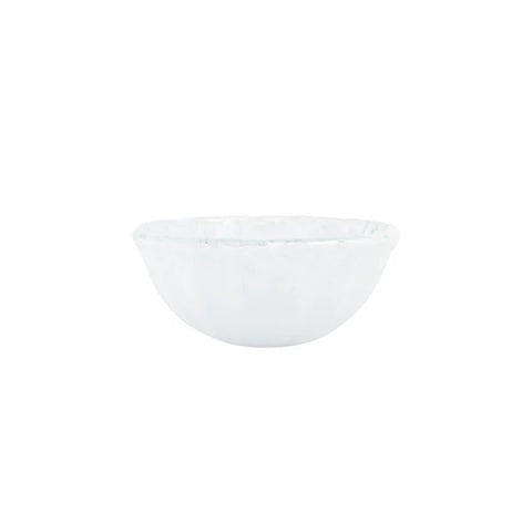 NEW Vietri Onda Glass White Small Bowl