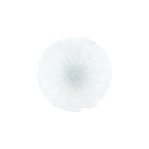 NEW Vietri Onda Glass White Small Bowl