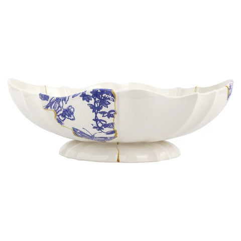 NEW Vietri Storia Scalloped Large Oval Centerpiece