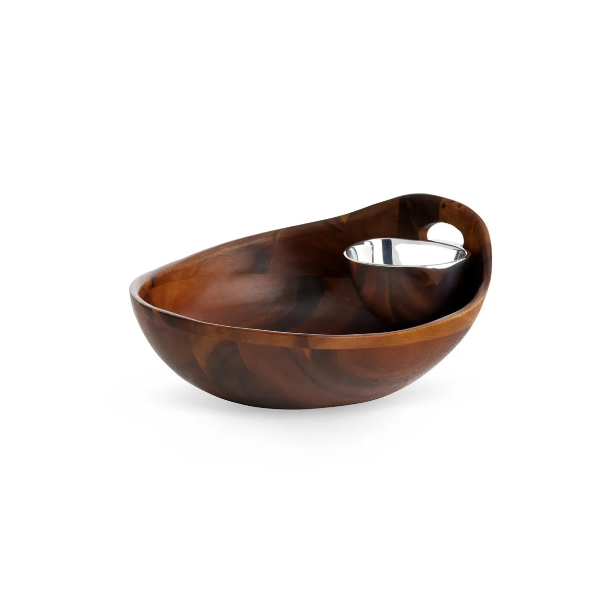 Nambé Portables Chip and Dip Bowl