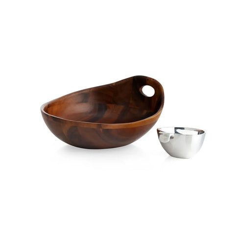Nambé Portables Chip & Dip