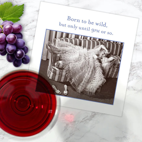 Shannon Martin Design Born To Be Wild Beverage Napkins