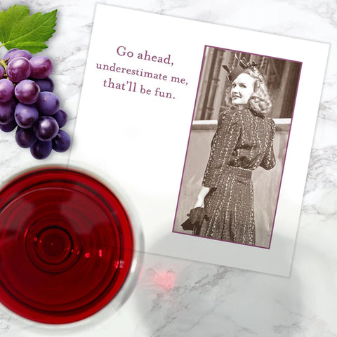 Shannon Martin Design Go Ahead Beverage Napkins