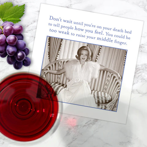Shannon Martin Design Tell People Beverage Napkins