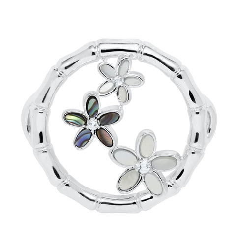 LeStage Bamboo and Flowers Clasp