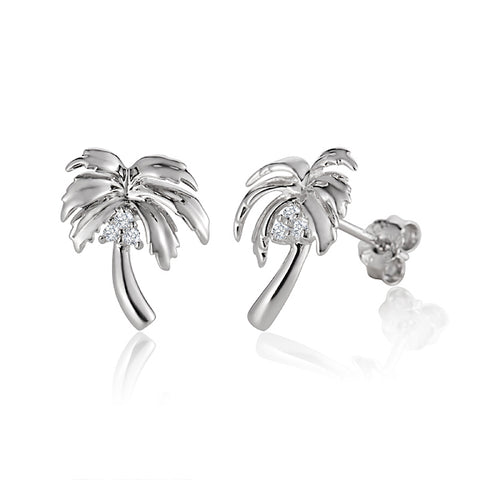 Alamea Palm Tree Post Earrings