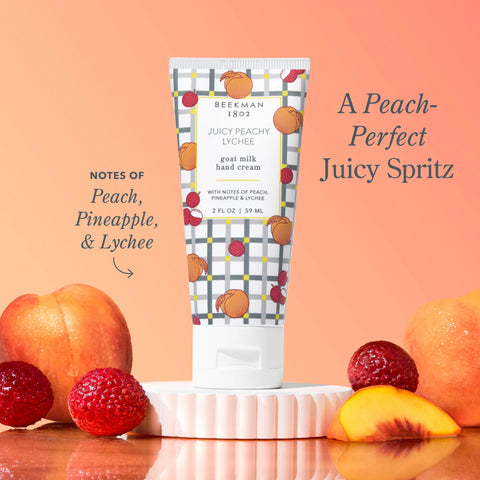 Beekman 1802 Juicy Peachy Lychee Hand Cream 2 oz