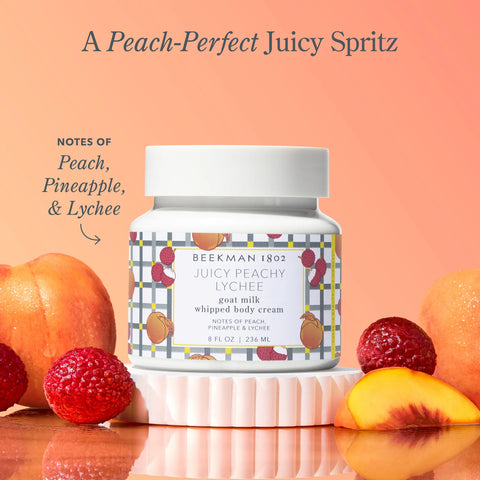 Beekman 1802 Juicy Peachy Lychee Whipped Body Cream