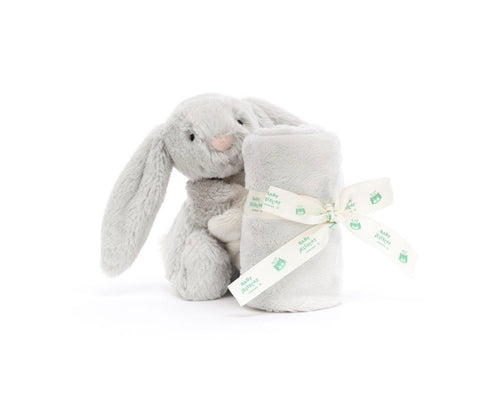 JELLYCAT BASHFUL SILVER BUNNY SOOTHER