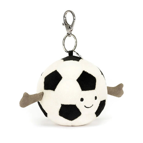 JELLYCAT AMUSEABLE SPORTS SOCCER BAG CHARM