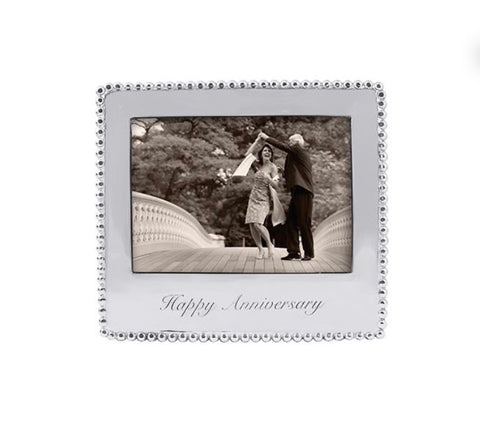 Mariposa Happy Anniversary Beaded 5x7 Frame