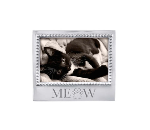 Mariposa Meow Beaded 4x6 Frame