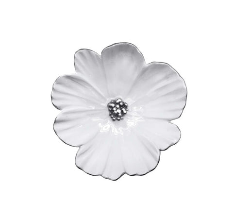 Mariposa Cosmos White Dip Dish